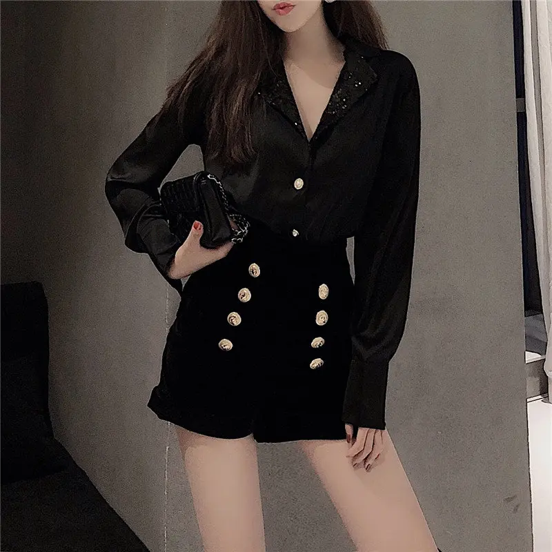 Hzirip 2021 New Notched Spring Autumn Tops Fashion Single Breasted Elegant Office Wear Blouses Lapel Sexy Lace Shirt Female Free
Hzirip 2021 New Notched Spring Autumn Tops Fashion Single Breasted Elegant Office Wear Blouses Lapel Sexy Lace Shirt Female Free