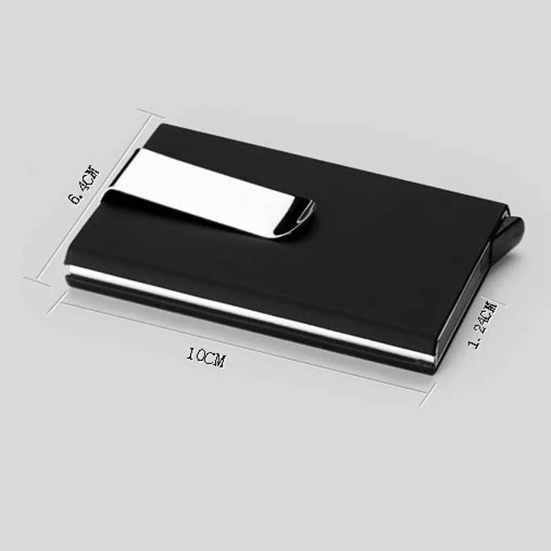 Aluminium Card Holder Rfid Wallet Aluminum Purse Rfid Card Holder With PU Holster Metal Card Box 4 Colors
Aluminium Card Holder Rfid Wallet Aluminum Purse Rfid Card Holder With PU Holster Metal Card Box 4 Colors