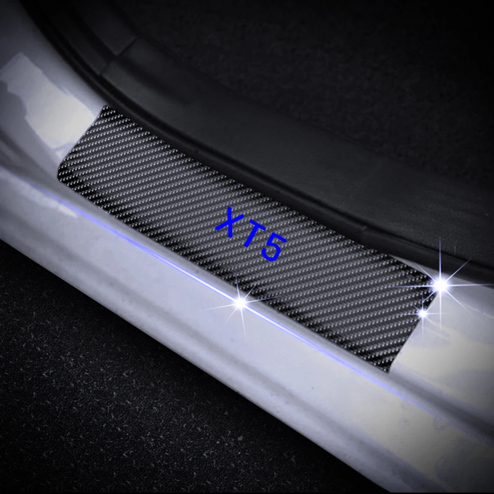 Car Door Sill Carbon Fiber Vinyl Sticker Door Sill Protector Scuff Plate For Cadillac Escalade SRX XT5 Car Sticker Accessories
Car Door Sill Carbon Fiber Vinyl Sticker Door Sill Protector Scuff Plate For Cadillac Escalade SRX XT5 Car Sticker Accessories
