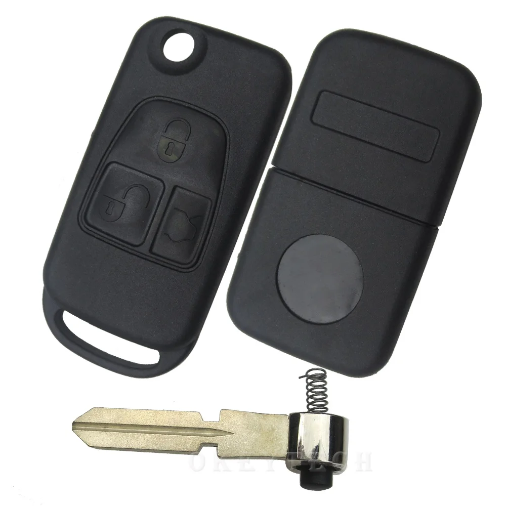 OkeyTech For Benz Key Shell 3 Button Flip Folding Remote Car Key Cover Case Fob For Mercedes Benz ML C S Class ML320 C230 ML430
OkeyTech For Benz Key Shell 3 Button Flip Folding Remote Car Key Cover Case Fob For Mercedes Benz ML C S Class ML320 C230 ML430