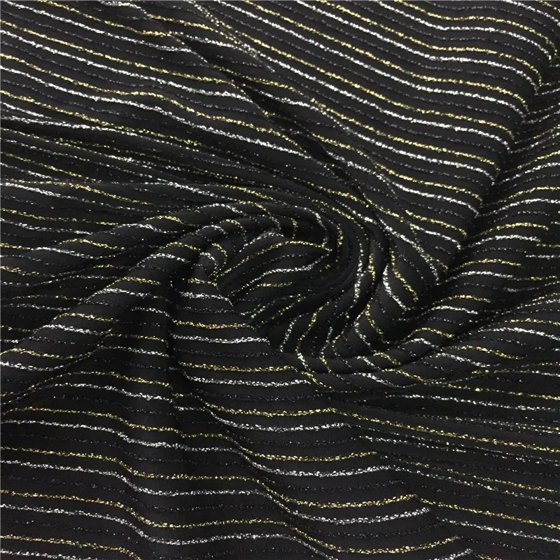 Lace46 2meters Black Stripe Knitted Nylon Stretch Fabric Metallic ClothingTunic Garment Skirt DIY Fabric Party Decoration Fabric
Lace46 2meters Black Stripe Knitted Nylon Stretch Fabric Metallic ClothingTunic Garment Skirt DIY Fabric Party Decoration Fabric