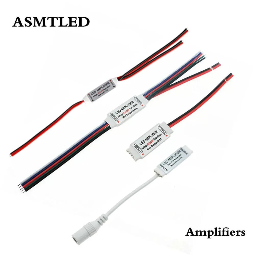 DC 5V-24V Mini RGB Single Color LED Amplifier For 5050 3528 RGB LED Strip light Signal Amplifier 3*4A 144W LED Strip Accessory
DC 5V-24V Mini RGB Single Color LED Amplifier For 5050 3528 RGB LED Strip light Signal Amplifier 3*4A 144W LED Strip Accessory