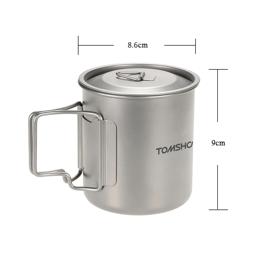 Lixada 420ML Titanium Cup Mug Pots Tableware Outdoor Camping Cup Cooking Pots Picnic Water Cup Mug of Coffee Tea with Lid
Lixada 420ML Titanium Cup Mug Pots Tableware Outdoor Camping Cup Cooking Pots Picnic Water Cup Mug of Coffee Tea with Lid