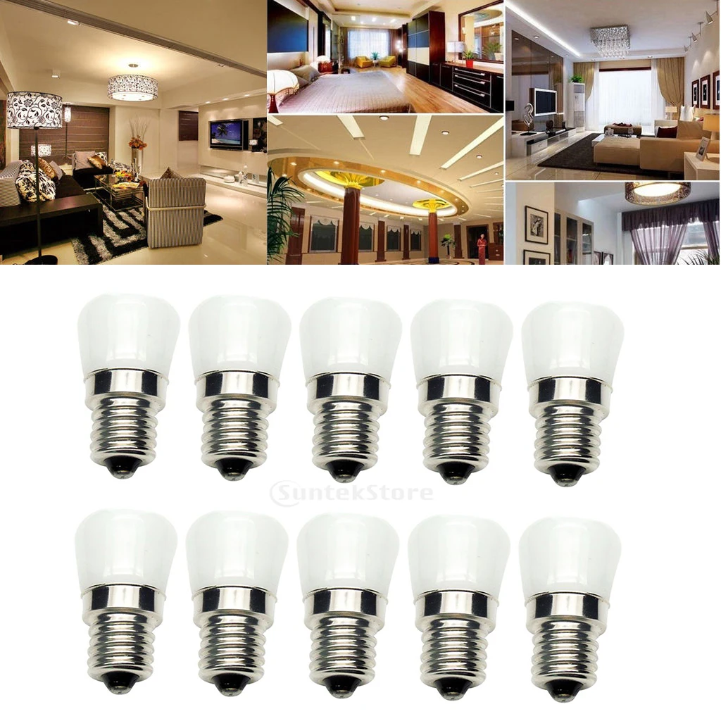 10Pcs 2W LED Light Lamp Bulb Night Daylight Replacement Bulb E14 Warm White LED Bulbs Spotlight Energy Saving Lamp Home Lighting
10Pcs 2W LED Light Lamp Bulb Night Daylight Replacement Bulb E14 Warm White LED Bulbs Spotlight Energy Saving Lamp Home Lighting