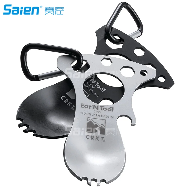6-in-1 Multi-Function Bottle Opener Spork Spoon Carabiner Screwdriver Hexagon Wrench Mountaineering Buckle Camping Survival Tool
6-in-1 Multi-Function Bottle Opener Spork Spoon Carabiner Screwdriver Hexagon Wrench Mountaineering Buckle Camping Survival Tool