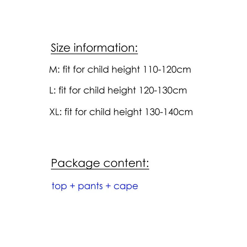 Kids Child Gothic Bat Vampire Costumes for Boys Halloween Purim Carnival Masquerade Mardi Gras Outfit B-0066
Kids Child Gothic Bat Vampire Costumes for Boys Halloween Purim Carnival Masquerade Mardi Gras Outfit B-0066