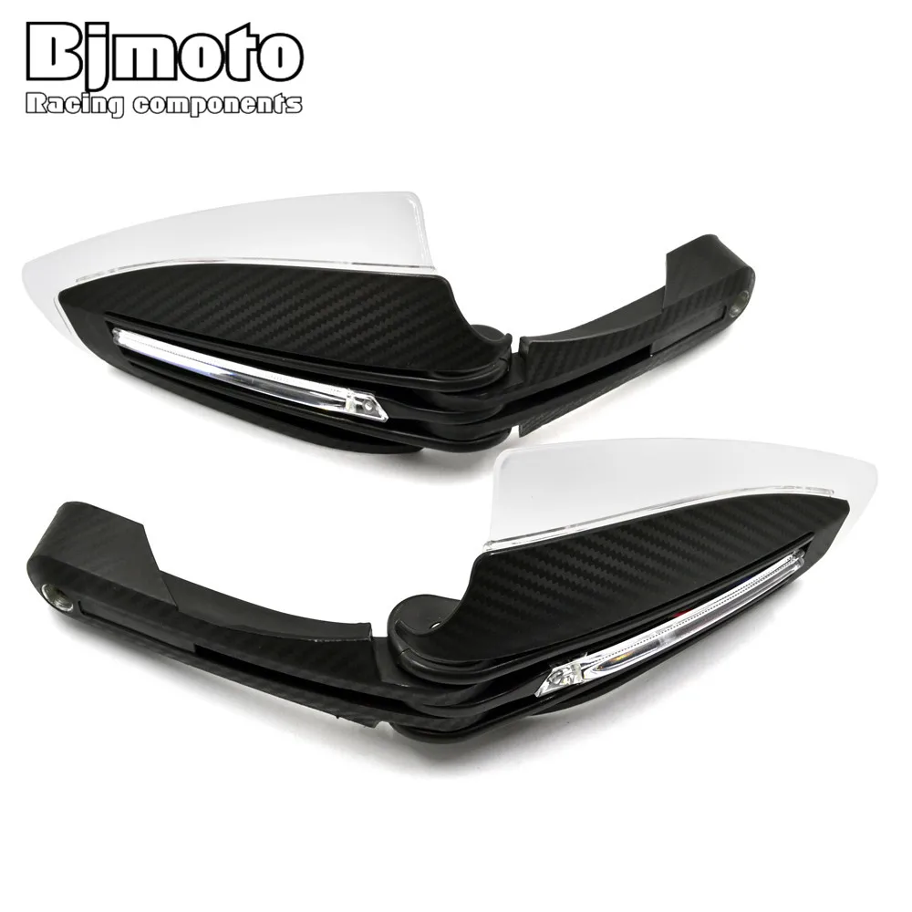1 Pair Motorcycle ATV 28mm 22mm Handbar Yellow white LED Light Handguard Hand Guard Wind Deflector Shield Falling Hand Protector
1 Pair Motorcycle ATV 28mm 22mm Handbar Yellow white LED Light Handguard Hand Guard Wind Deflector Shield Falling Hand Protector