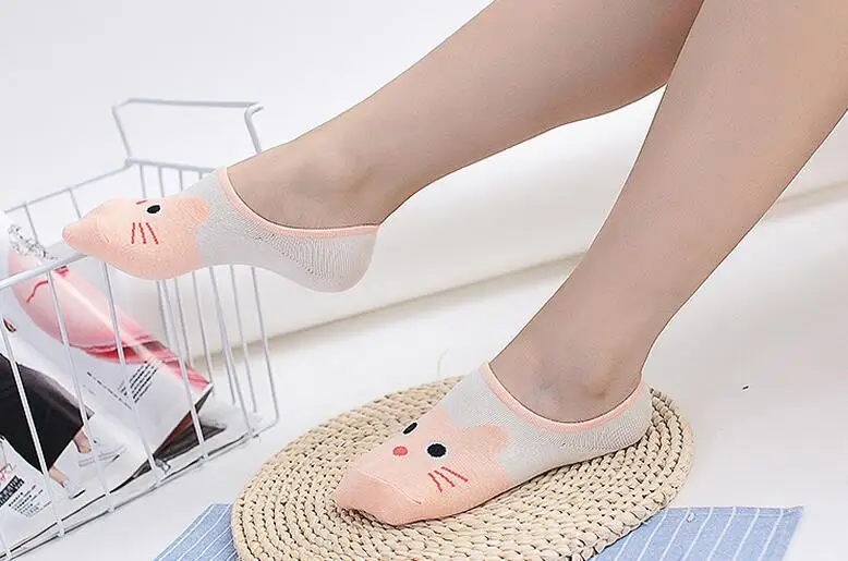Free Shipping Women Sock Slippers Small Animal Cat Cartoon Short 100% Cotton Invisible socks Breathable Casual Ladies Funny S15
Free Shipping Women Sock Slippers Small Animal Cat Cartoon Short 100% Cotton Invisible socks Breathable Casual Ladies Funny S15