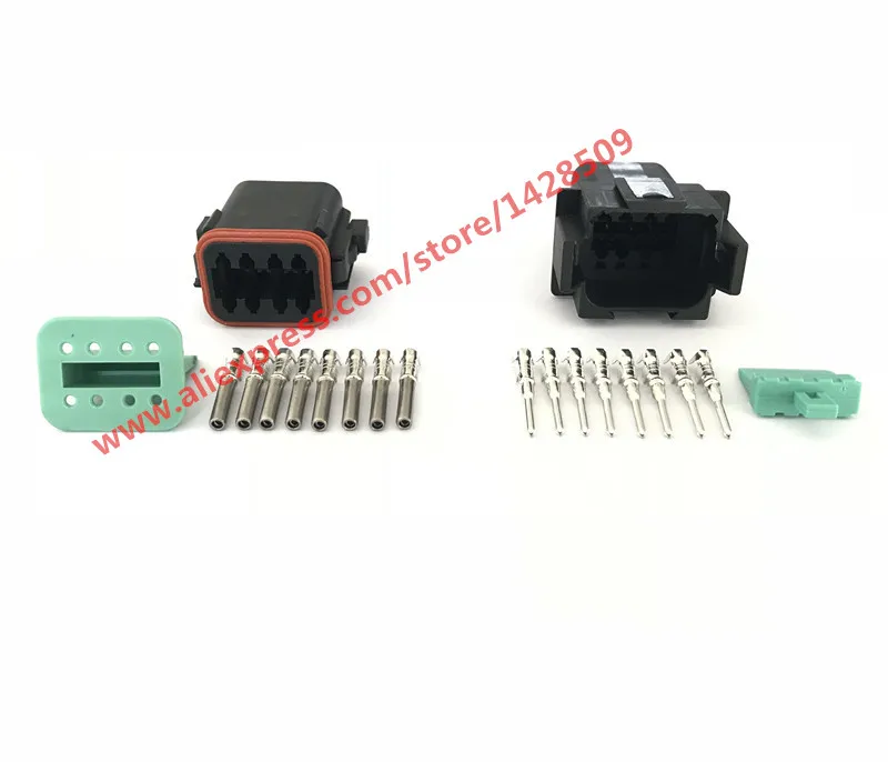 5 Sets 8 Pin Automotive Waterproof Deutsch Connector DT04-8P DT06-8S Dt Series Connector With Terminals
5 Sets 8 Pin Automotive Waterproof Deutsch Connector DT04-8P DT06-8S Dt Series Connector With Terminals