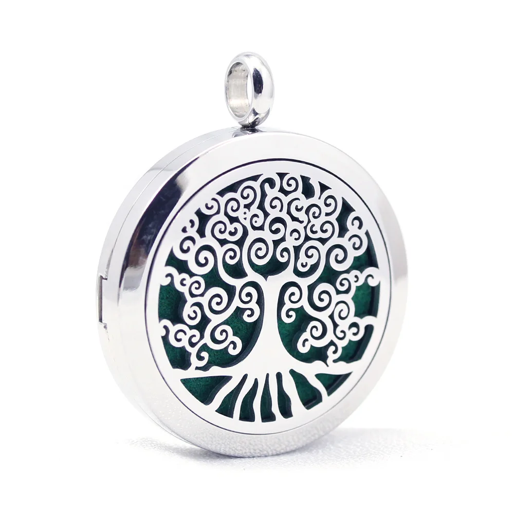 316L stainless steel tree of life design aroma aromatherapy essential oil diffuser necklace
316L stainless steel tree of life design aroma aromatherapy essential oil diffuser necklace