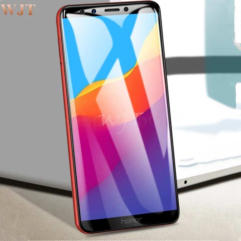 Закаленное стекло с полным покрытием для Huawei Honor 7C 7A pro Россия Y7 Y6 Y5 Prime 2018