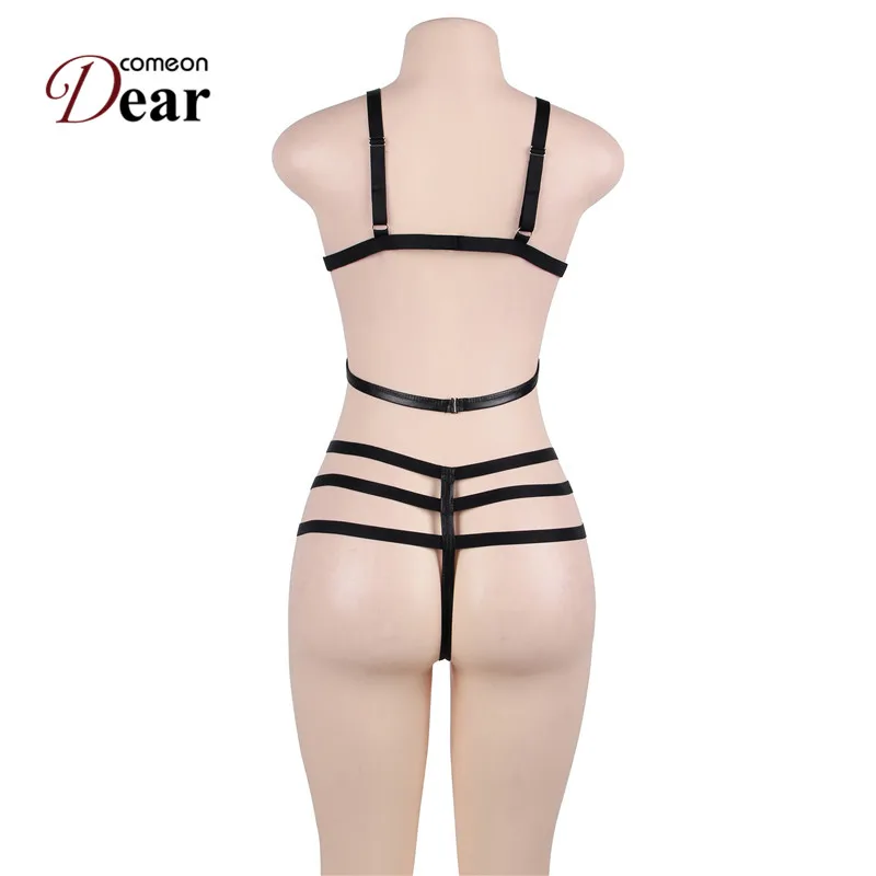 Comeondear High Waist G String Set Women Sexy Lingerie Set Black Sheer Lace Half Cup Lenceria Femenina Sexy Underwear RB80632
Comeondear High Waist G String Set Women Sexy Lingerie Set Black Sheer Lace Half Cup Lenceria Femenina Sexy Underwear RB80632