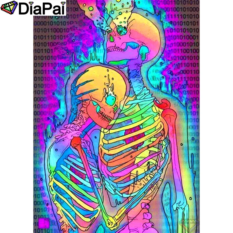DIAPAI 5D DIY Diamond Painting 100% Full Square/Round Drill "Colored skull" Diamond Embroidery Cross Stitch 3D Decor A18549
DIAPAI 5D DIY Diamond Painting 100% Full Square/Round Drill "Colored skull" Diamond Embroidery Cross Stitch 3D Decor A18549