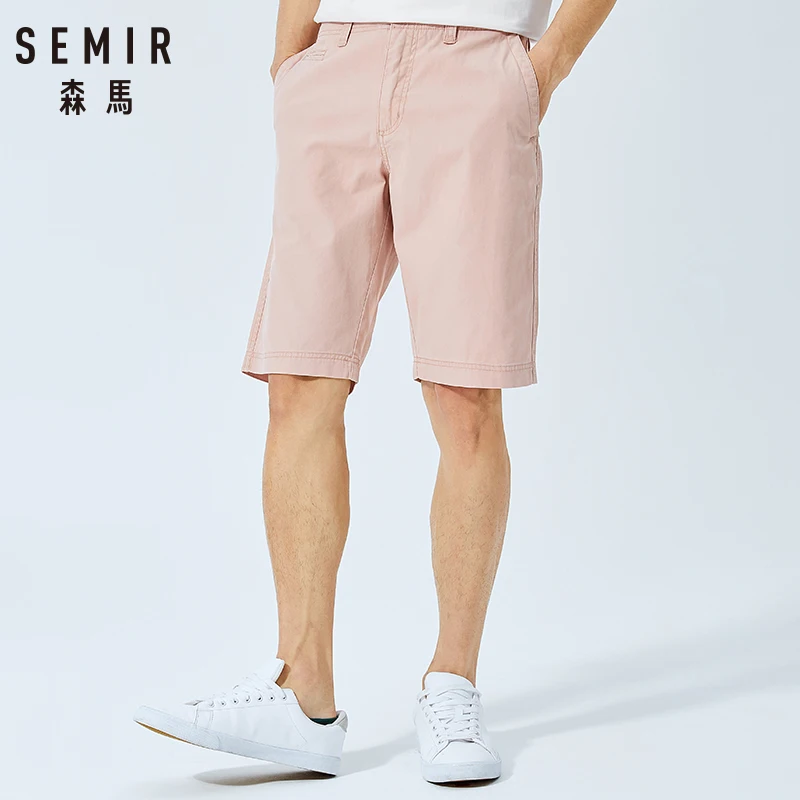 Мужские повседневные шорты SEMIR однотонные в Корейском стиле летние удобные |