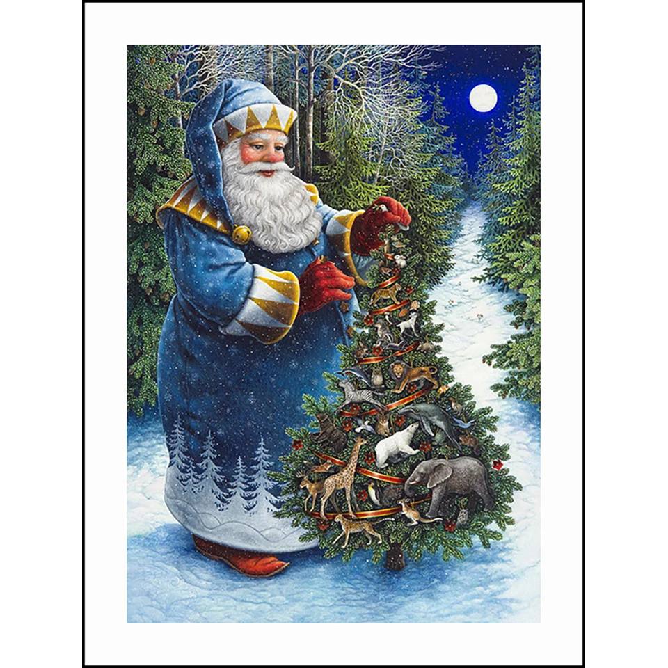LaoJieYuan diamond embroidery Santa Claus full square rhinestone needlework diamond mosaic kit diamond painting cross stitch diy
LaoJieYuan diamond embroidery Santa Claus full square rhinestone needlework diamond mosaic kit diamond painting cross stitch diy