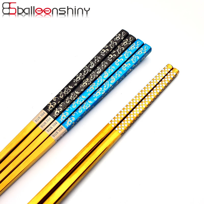 BalleenShiny Stainless Steel Gold Long Chopsticks Anti-slip Exquisite Kitchen Tableware Sushi Beef Rice Dinnerware Hotel Supply
BalleenShiny Stainless Steel Gold Long Chopsticks Anti-slip Exquisite Kitchen Tableware Sushi Beef Rice Dinnerware Hotel Supply