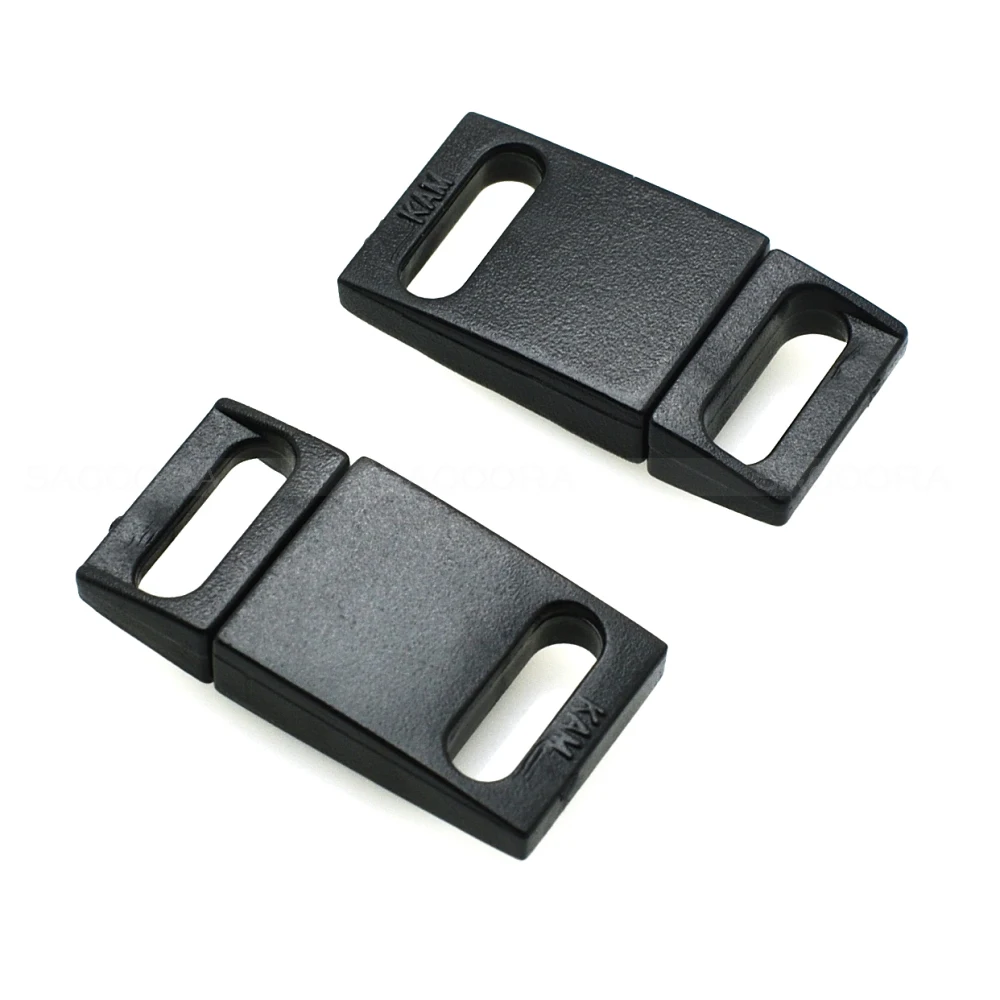 3/8"(9.8mm) Plastic Safty Breakaway Buckles For Bra /Cat Collar /Paracord Webbing Garment Accessories Black
3/8"(9.8mm) Plastic Safty Breakaway Buckles For Bra /Cat Collar /Paracord Webbing Garment Accessories Black
