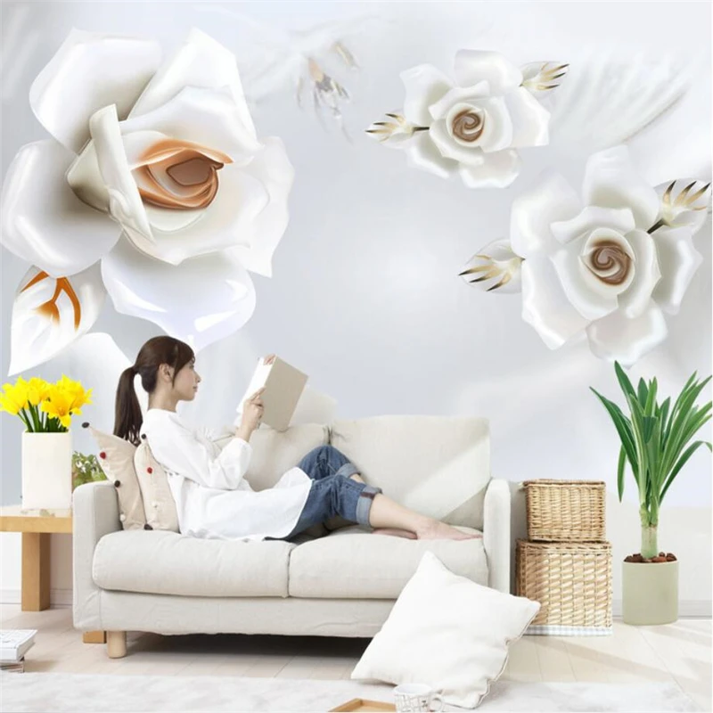 beibehang Custom wallpaper 3D stereo relief jade carving peony mural TV background living room bedroom wall decoration
beibehang Custom wallpaper 3D stereo relief jade carving peony mural TV background living room bedroom wall decoration