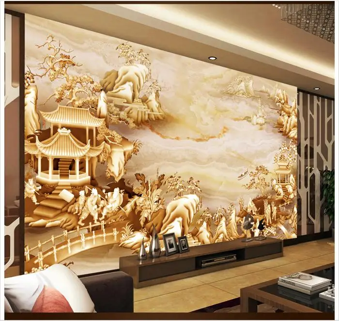 Custom photo wallpaper for walls 3 d murals wallpaper mural Chinese carved landscape scenery TV background wall paper home decor
Custom photo wallpaper for walls 3 d murals wallpaper mural Chinese carved landscape scenery TV background wall paper home decor