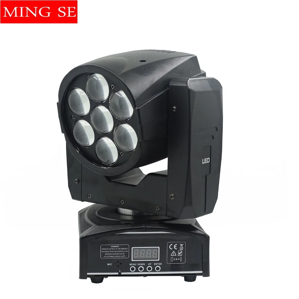 Светодиодный прожектор с движущейся головкой, 16 каналов DMX 7*12 Вт RGBW 4 в 1, смешивание цветов DMX 7x12 Вт, прожектор с движущейся головкой, професси...
Светодиодный прожектор с движущейся головкой, 16 каналов DMX 7*12 Вт RGBW 4 в 1, смешивание цветов DMX 7x12 Вт, прожектор с движущейся головкой, професси...