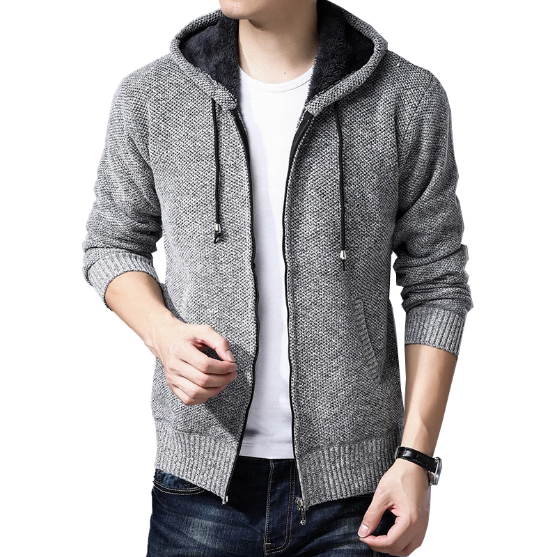 2018 New Autumn Sweater Men Casual Fashion Slim Long Sleeve Hooded Cardigan Jacket warm Sweaters thick coat Gray blue red 3XL
2018 New Autumn Sweater Men Casual Fashion Slim Long Sleeve Hooded Cardigan Jacket warm Sweaters thick coat Gray blue red 3XL
