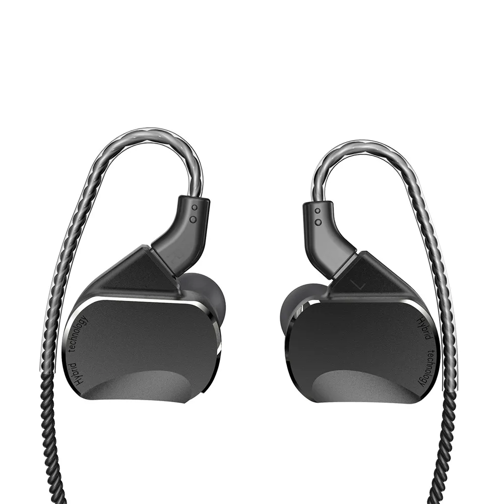 BQEYZ BQ3 In-Ear монитор Hi-Fi наушники Алюминий металлический чехол для наушников 0 78 мм