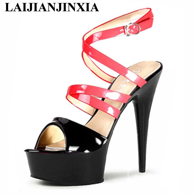 LAIJIANJINXIA Summer Spring New Women's Platform Sandals Pole Dancing Shoes 15cm High Heels Shoes Night club Party Dance Shoes
LAIJIANJINXIA Summer Spring New Women's Platform Sandals Pole Dancing Shoes 15cm High Heels Shoes Night club Party Dance Shoes