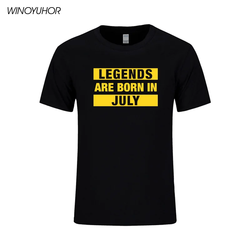 Legends Are Born In July Print T-Shirt Men Birthday Gift Present T Shirt Summer Casual Short Sleeve Cotton Tops Tee
Legends Are Born In July Print T-Shirt Men Birthday Gift Present T Shirt Summer Casual Short Sleeve Cotton Tops Tee