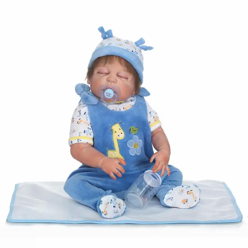 Детские Силиконовые куклы Bebe boy reborn 23 дюйма, поддельные спящие куклы, подарок для детей, can bathe bonecas
Детские Силиконовые куклы Bebe boy reborn 23 дюйма, поддельные спящие куклы, подарок для детей, can bathe bonecas