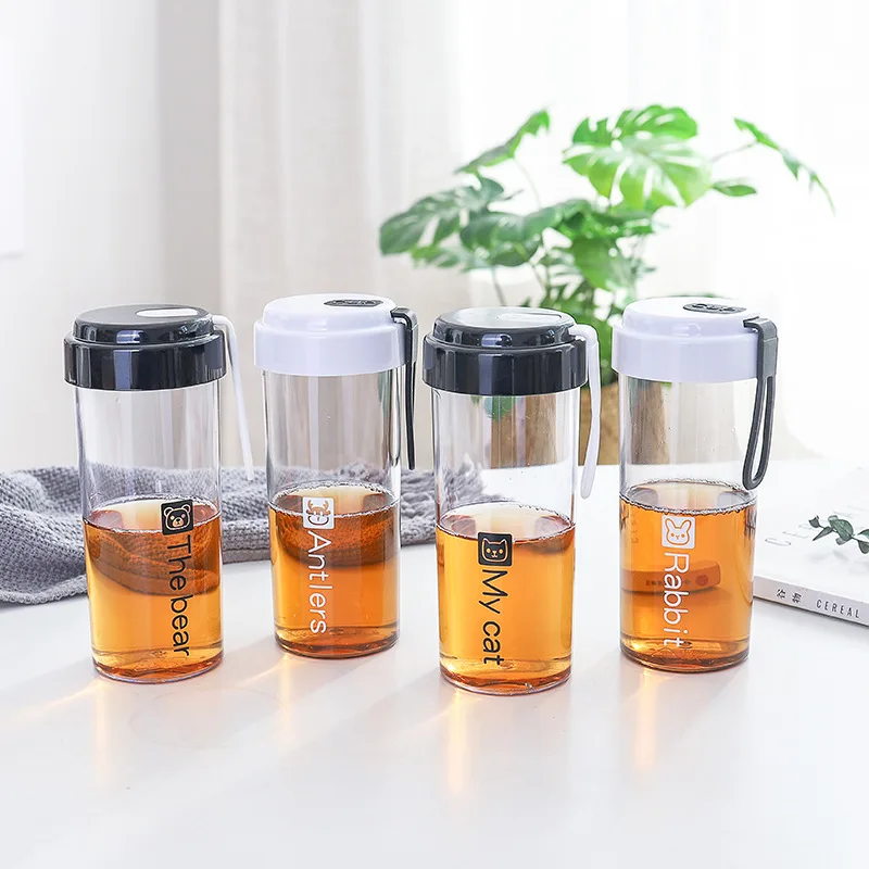 420ML Cartoon Transparent Animal Plastic Cup Portable Portable Cute Cup Outdoor Portable Sealed Leakproof Bottle
420ML Cartoon Transparent Animal Plastic Cup Portable Portable Cute Cup Outdoor Portable Sealed Leakproof Bottle