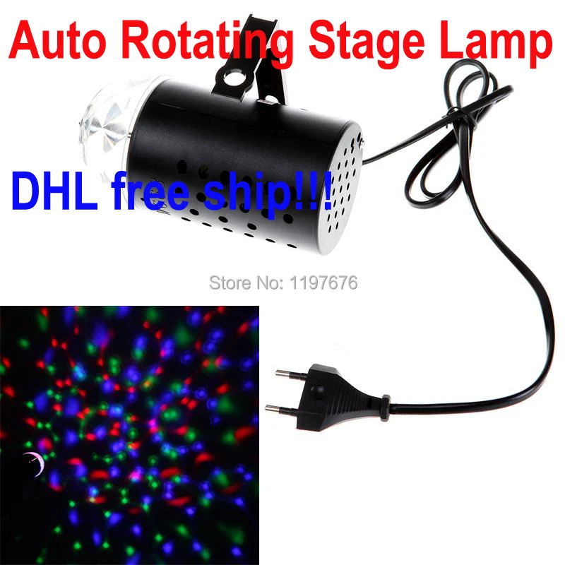 DHL Free shipping for 3W RGB LED Stage Light Auto Rotating RGB Party light dancing light with EU or US Plug
DHL Free shipping for 3W RGB LED Stage Light Auto Rotating RGB Party light dancing light with EU or US Plug