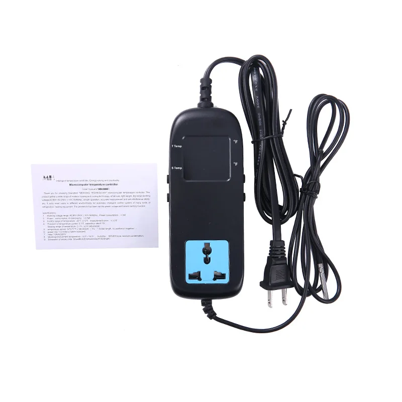 Digital display intelligent electronic temperature controller MH2000F Fahrenheit with power line temperature controller display
Digital display intelligent electronic temperature controller MH2000F Fahrenheit with power line temperature controller display