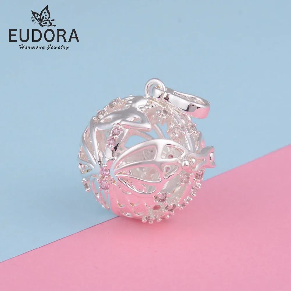 Eudora Necklace Romantic butterfuly Locket Floating Cage Pendant the Angel Wishing Bell Harmony Ball for Women baby Best Gift
Eudora Necklace Romantic butterfuly Locket Floating Cage Pendant the Angel Wishing Bell Harmony Ball for Women baby Best Gift