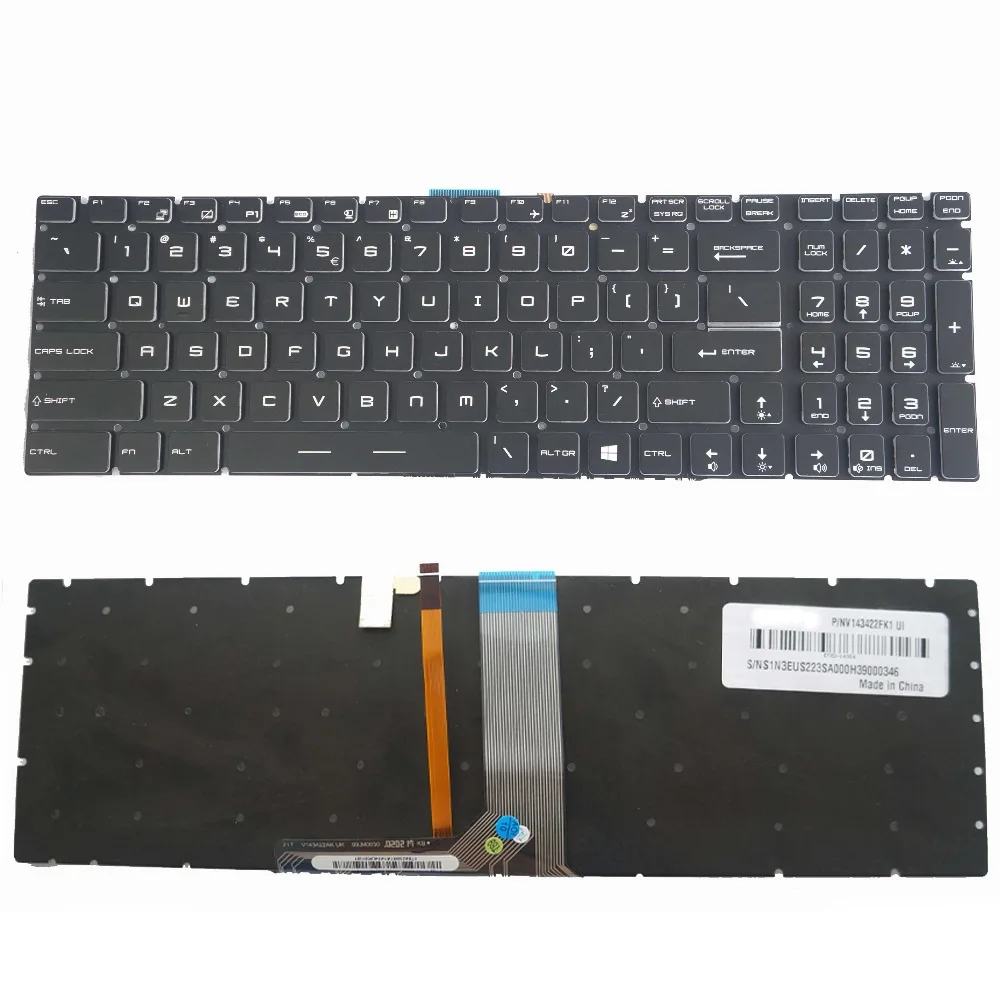 Новая цветная клавиатура UI с подсветкой/без подсветки для MSI GE72 GE62 WS60 GS60 GS70 GT72 GP62 GP72 GT73VR GS72 GL62VR V143422FK1
Новая цветная клавиатура UI с подсветкой/без подсветки для MSI GE72 GE62 WS60 GS60 GS70 GT72 GP62 GP72 GT73VR GS72 GL62VR V143422FK1