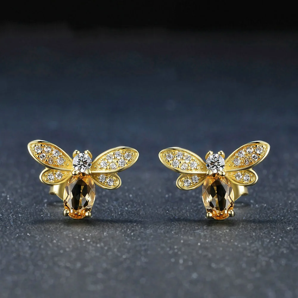 Golden Stud earrings for women Cute animal cubic zirconia Rhinestone stone earring for women female jewelry
Golden Stud earrings for women Cute animal cubic zirconia Rhinestone stone earring for women female jewelry