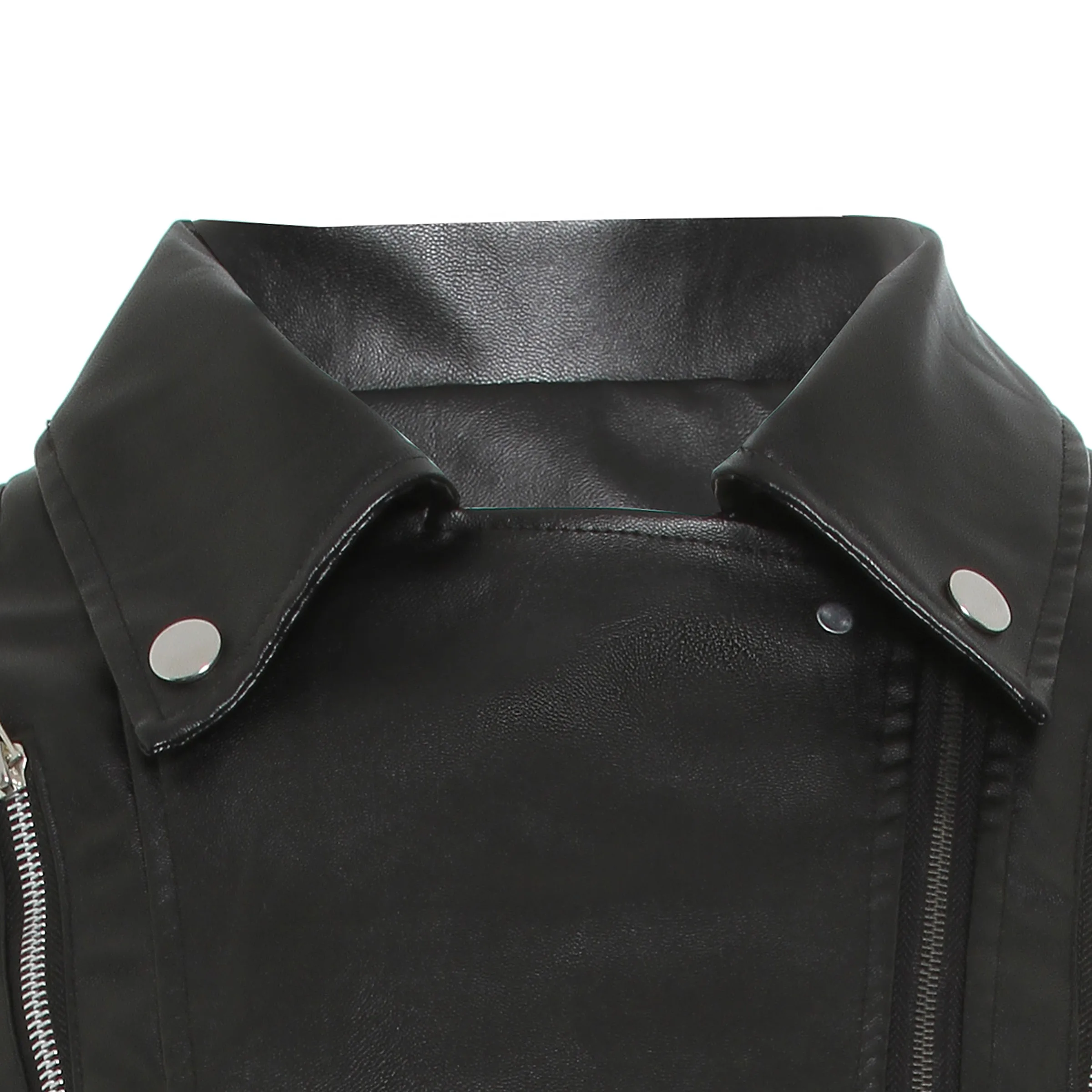 Women PU Jackets Casual Gothic Black Plus Size Punk Slim Lapel Zipper Solid Coats Office Lady Female Fashion Tops Goth Overcoats
Women PU Jackets Casual Gothic Black Plus Size Punk Slim Lapel Zipper Solid Coats Office Lady Female Fashion Tops Goth Overcoats