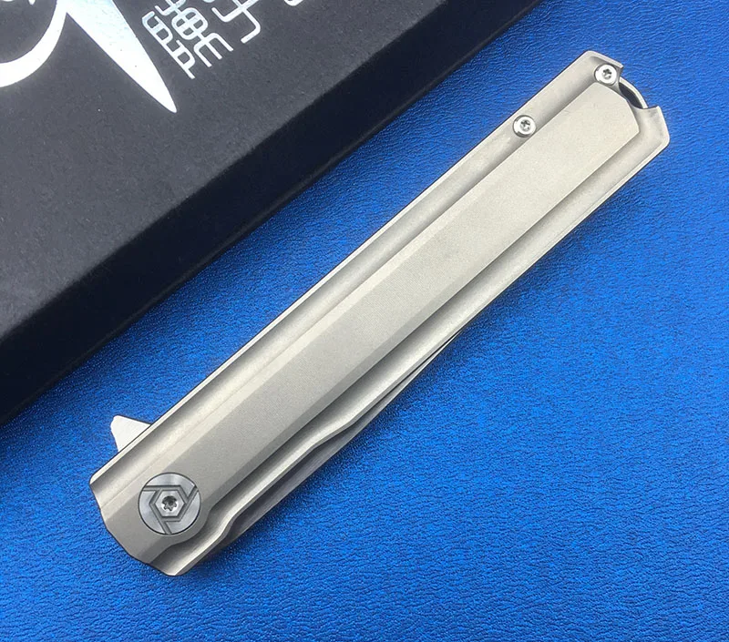 CH 3513 Folding knife M390 blade tactical ball bearing washer titanium outdoor survival camping hunting pocket knives EDC tools
CH 3513 Folding knife M390 blade tactical ball bearing washer titanium outdoor survival camping hunting pocket knives EDC tools