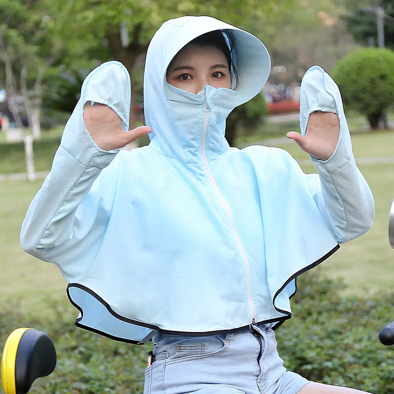 Sun protection jackets Women Rainproof Riding Ultralight Anti-UV Jackets Women Fashion Solid Sunscreen Hooded Cycling Coat
Sun protection jackets Women Rainproof Riding Ultralight Anti-UV Jackets Women Fashion Solid Sunscreen Hooded Cycling Coat