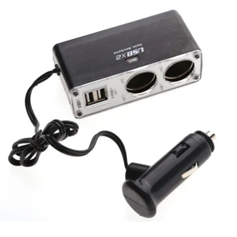EE support New Car-styling Dual Socket 2 Way USB Port Cigarette Lighter Splitter DC 12V Car Charger Sale XY01
EE support New Car-styling Dual Socket 2 Way USB Port Cigarette Lighter Splitter DC 12V Car Charger Sale XY01