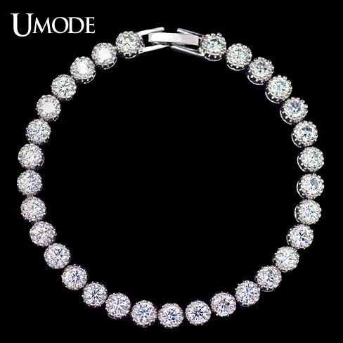 

UMODE Women's Tennis Bracelet with 31pcs 0.25 carat Top Quality AAA+ Cubic Zircon New Fashion Bracelets & Bangles UB0030