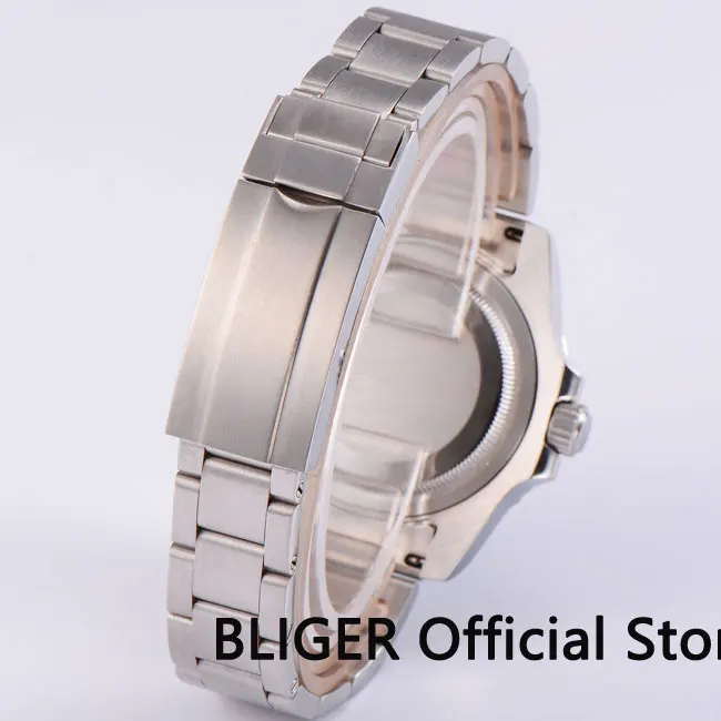 Sapphire Crystal BLIGER 40mm Black Sterile Dial Ceramic Rotating Bezel Stainless Band MIYOTA Automatic Movement Men's Watch BL-2
Sapphire Crystal BLIGER 40mm Black Sterile Dial Ceramic Rotating Bezel Stainless Band MIYOTA Automatic Movement Men's Watch BL-2