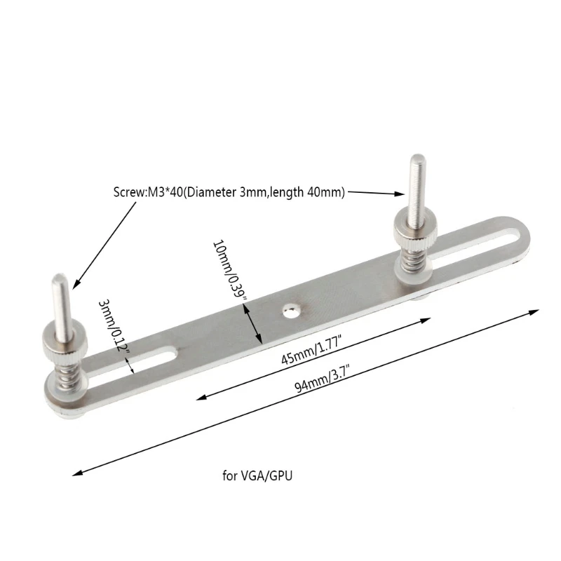 1 Set Stainless Steel Water Cooling Waterblock Buckles Screw M3*40 For VGA GPU New Design
1 Set Stainless Steel Water Cooling Waterblock Buckles Screw M3*40 For VGA GPU New Design