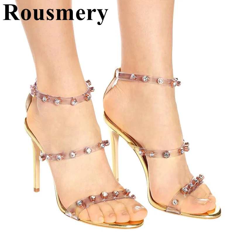 Summer Shoes Crystal Sexy Sample Narrow Band Buckle Strap Sexy Thin High Heel And Open Toe Gold Color Women Sandals
Summer Shoes Crystal Sexy Sample Narrow Band Buckle Strap Sexy Thin High Heel And Open Toe Gold Color Women Sandals