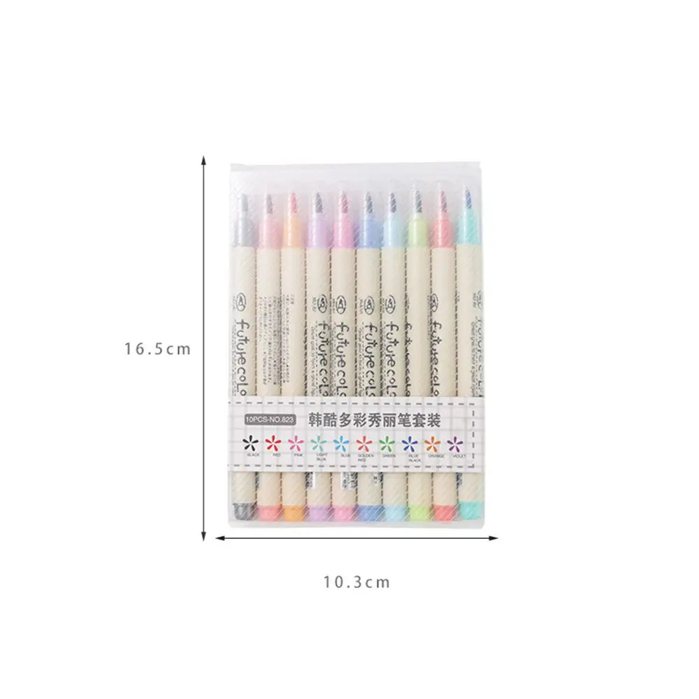 Limit shows 10 pcs Write Brush pen Color Calligraphy Marker Pens Set Chinese Stationery Drawing Art School Supplies
Limit shows 10 pcs Write Brush pen Color Calligraphy Marker Pens Set Chinese Stationery Drawing Art School Supplies