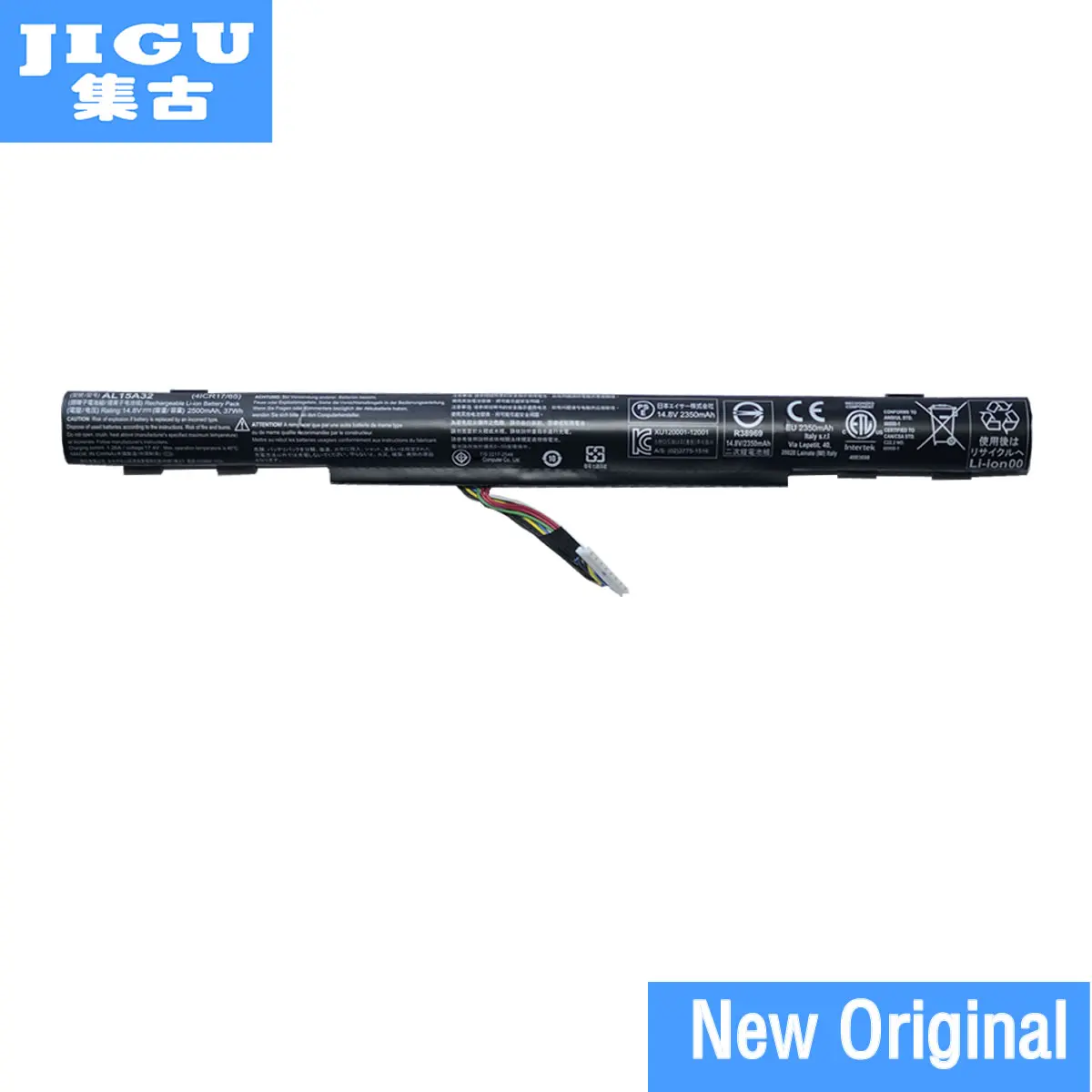 JIGU AL15A32 Оригинальный аккумулятор для ноутбука ACER Aspire E5-422 E5-472G E5-473 E5-473G E5-522 E5-532 E5-573G E5-553G V3-574G
JIGU AL15A32 Оригинальный аккумулятор для ноутбука ACER Aspire E5-422 E5-472G E5-473 E5-473G E5-522 E5-532 E5-573G E5-553G V3-574G