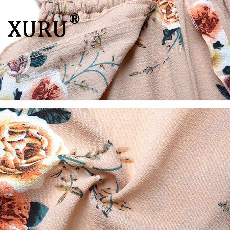 XURU New Hot Sexy Chiffon Jumpsuit V-neck Ruffle Short Sleeve Pants Bohemian Seaside Beach Print Siamese Shorts
XURU New Hot Sexy Chiffon Jumpsuit V-neck Ruffle Short Sleeve Pants Bohemian Seaside Beach Print Siamese Shorts