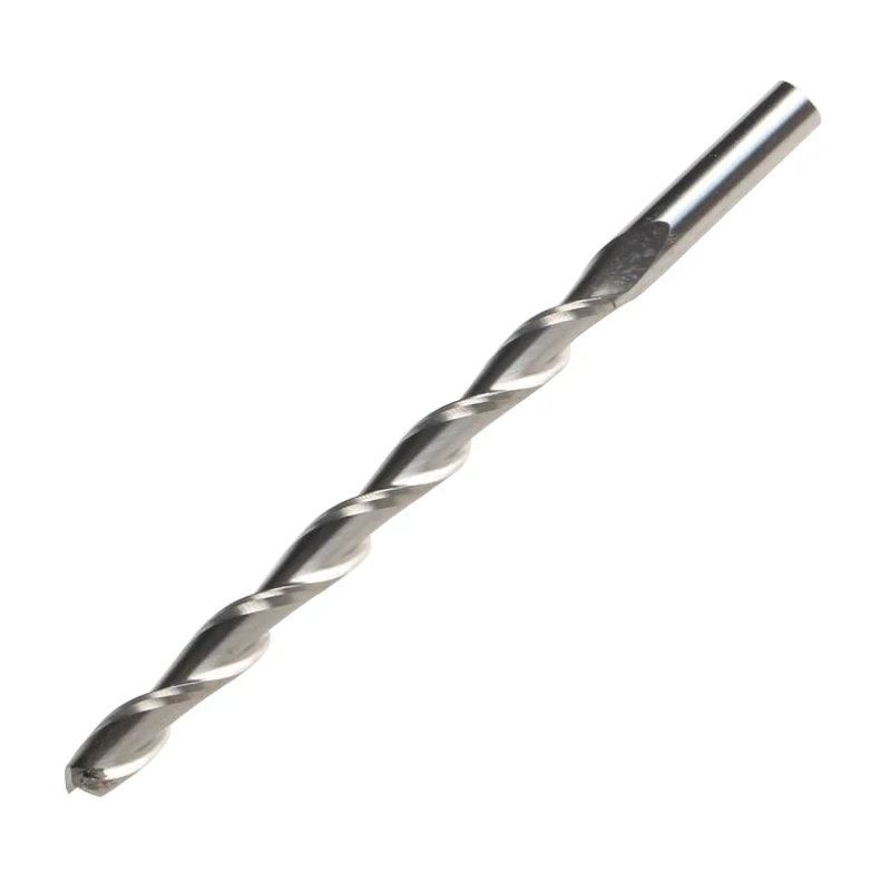 

HUHAO 3.175mm SHK Carbide CNC Router Bits Two Flutes Spiral End Mills Double Flutes Milling Cutter Spiral PVC Cutter