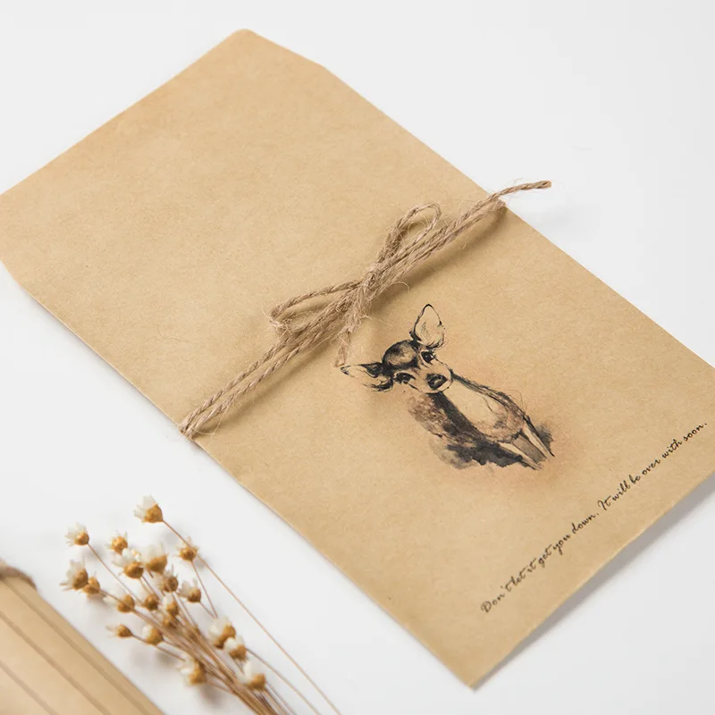 10 pcs/lot Deer Paper Envelope 4 Designs Cute Mini Envelopes Vintage European Style for Card Scrapbooking Gift Free shipping
10 pcs/lot Deer Paper Envelope 4 Designs Cute Mini Envelopes Vintage European Style for Card Scrapbooking Gift Free shipping