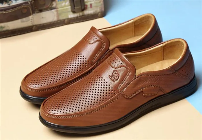 Spring Summer Breathable Hollow Shoes Men Loafers Luxury Brand Fashion Slip-on Casual Men's Leather Moccasin Gommino
Spring Summer Breathable Hollow Shoes Men Loafers Luxury Brand Fashion Slip-on Casual Men's Leather Moccasin Gommino