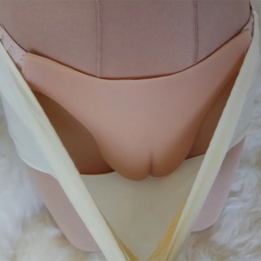 Трансвестит силикон Camel Toe багор транссексуал Управление трусики транссексуалов